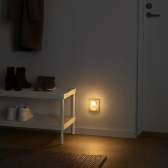 IKEA MÖRKRÄDD Lampa veghe LED cu senzor, alb