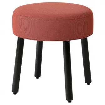 IKEA MÖRTFORS Pouf, Diseröd rosu, 47x47 cm