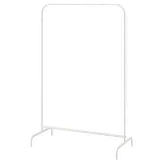 IKEA MULIG Suport umerase, alb, 99x152 cm