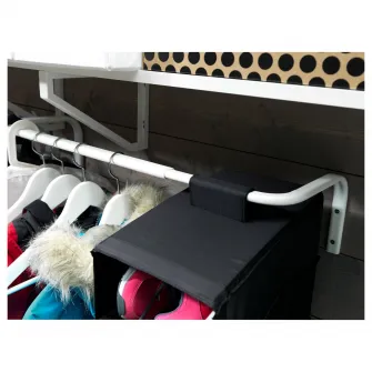 IKEA MULIG Bara umerase, alb, 60-90 cm