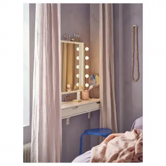 IKEA MUSIK Aplica, impamantare, cromat
