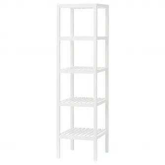 IKEA MUSKAN Etajera, alb, 37x140 cm
