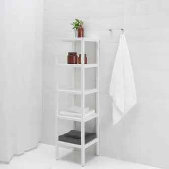 IKEA MUSKAN Etajera, alb, 37x140 cm