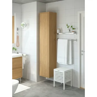 IKEA MUSKAN Taburet spatiu depozitare, alb, 50 cm