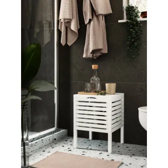 IKEA MUSKAN Taburet spatiu depozitare, alb, 50 cm
