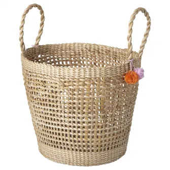 IKEA MÄVINN Cos, fibra bananier lucrat manual, 28x25x33 cm
