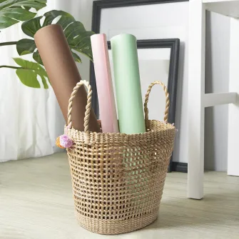 IKEA MÄVINN Cos, fibra bananier lucrat manual, 28x25x33 cm