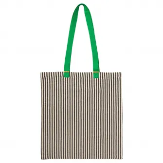 IKEA MÄVINN Sacosa, verde/dunga alb/negru