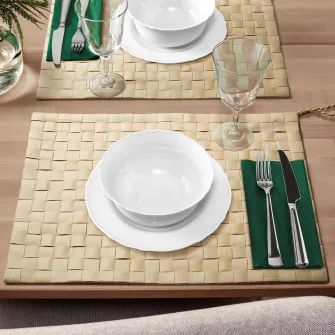 IKEA MÄVINN Suport farfurie, lucrat manual, 44x34 cm
