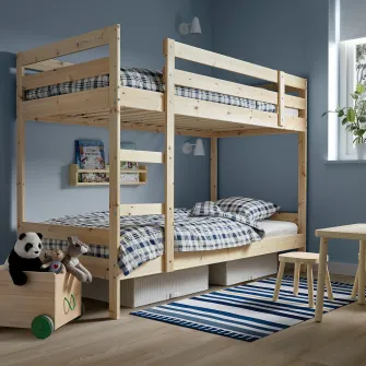 IKEA MYDAL Cadru pat suprapus, pin, 90x200 cm
