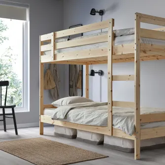 IKEA MYDAL Cadru pat suprapus, pin, 90x200 cm