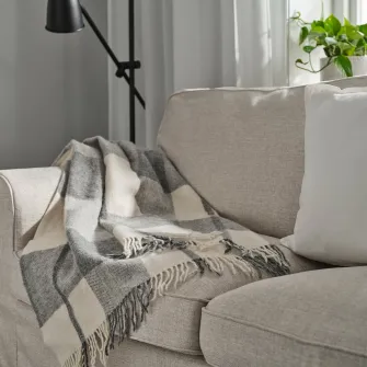 IKEA MYRULL Patura, gri, 130x170 cm