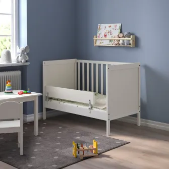 IKEA NATTAPA Bara de protectie, alb