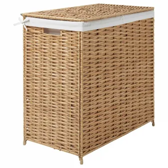 IKEA NATTGIBBA Cos rufe, nuiele/lucrat manual, 100 l