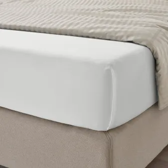 IKEA NATTJASMIN Cearsaf, alb, 150x260 cm