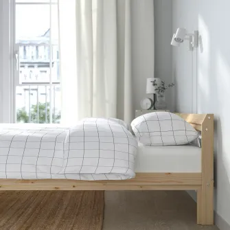 IKEA NEIDEN Cadru pat, pin, 140x200 cm