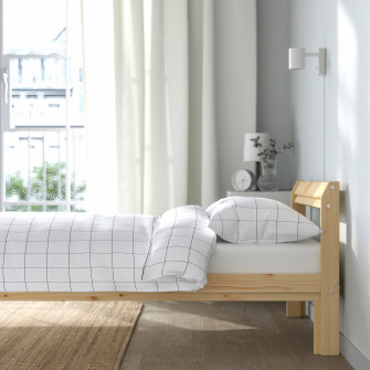 IKEA NEIDEN Cadru pat, pin, 90x200 cm