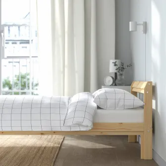 IKEA NEIDEN Cadru pat, pin, 90x200 cm