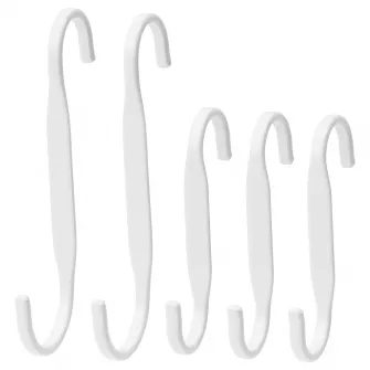 IKEA NEREBY Carlig in S, alb