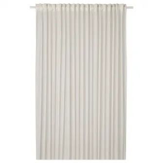 IKEA ÄNGSFRYLE Perdea, 1buc, alb/rjns, 300x300 cm