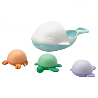 IKEA ÄNGSHUMLA Set jucarii de baie, 4 piese