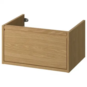IKEA ÄNGSJÖN Masca lavoar cu sertar, aspect stejar, 60x48x33 cm