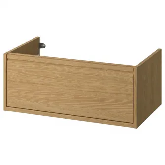 IKEA ÄNGSJÖN Masca lavoar cu sertar, aspect stejar, 80x48x33 cm