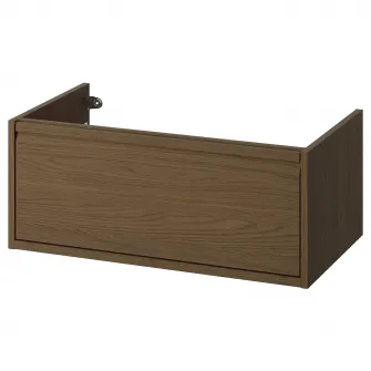 IKEA ÄNGSJÖN Masca lavoar cu sertar, maro aspect stejar, 80x48x33 cm