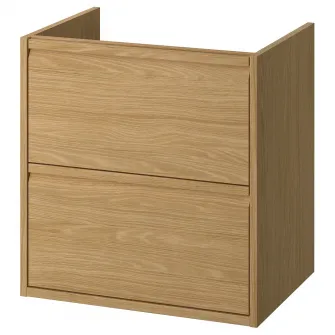 IKEA ÄNGSJÖN Masca lavoar cu sertare, aspect stejar, 60x48x63 cm