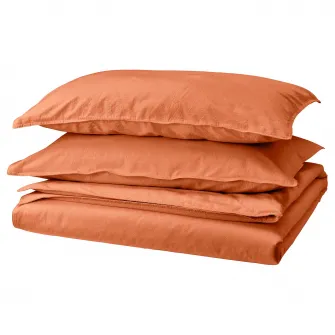 IKEA ÄNGSLILJA Husa pilota+2 fete perna, rosu-maro, 240x220/50x80 cm