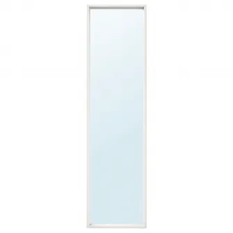 IKEA NISSEDAL Oglinda, alb, 40x150 cm