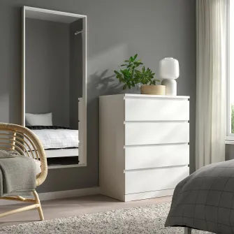 IKEA NISSEDAL Oglinda, alb, 65x150 cm