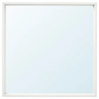 IKEA NISSEDAL Oglinda, alb, 65x65 cm