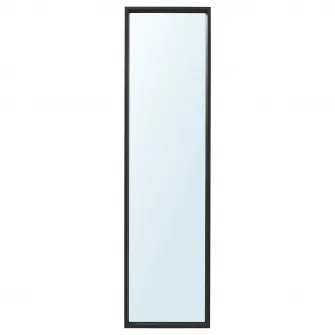 IKEA NISSEDAL Oglinda, negru, 40x150 cm