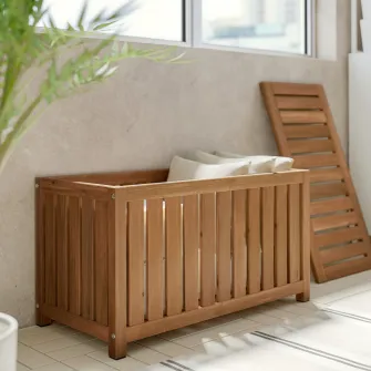 IKEA NÄMMARÖ Cutie depozitare, maro deschis vopsit interior/exterior, 80x40x45 cm