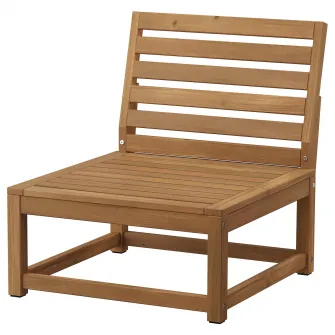 IKEA NÄMMARÖ Fotoliu exterior, maro deschis vopsit