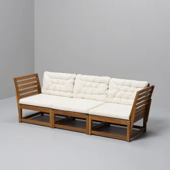 IKEA NÄMMARÖ Fotoliu exterior, maro deschis vopsit