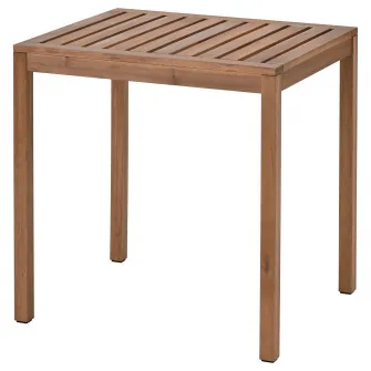 IKEA NÄMMARÖ Masa exterior, maro deschis vopsit, 75x63 cm