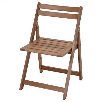 IKEA NÄMMARÖ Scaun exterior, pliant/maro deschis vopsit
