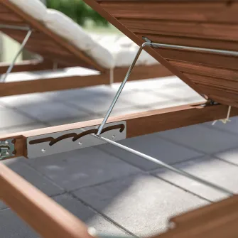 IKEA NÄMMARÖ Sezlong, exterior maro deschis vopsit