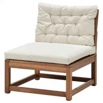 IKEA NÄMMARÖ Spatar canapea modulara, exterior, maro deschis vopsit, 60x56 cm