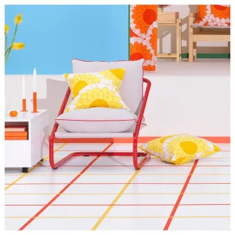 IKEA ÖNNESTAD Set perne fotoliu, bej/Katorp