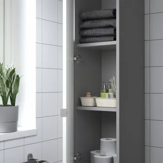 IKEA NOJIG Organizator, plastic/bej, 10x20x5 cm