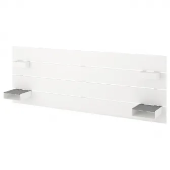 IKEA NORDLI Tablie pat, alb, 140/160 cm