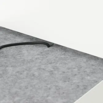 IKEA NORDLI Tablie pat, alb, 140/160 cm