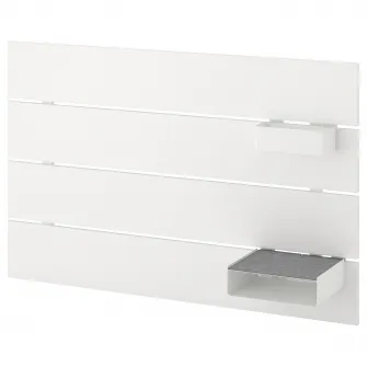 IKEA NORDLI Tablie pat, alb, 90 cm
