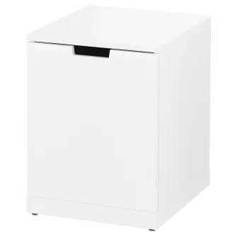 IKEA NORDLI Comoda, alb, 40x54 cm