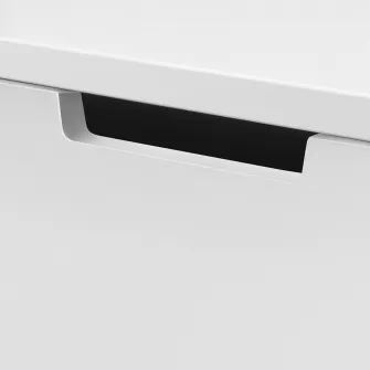 IKEA NORDLI Comoda, alb, 40x54 cm
