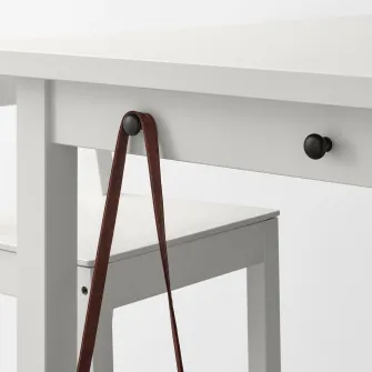 IKEA NORDVIKEN Masa bar, alb, 140x80x105 cm