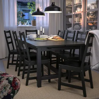IKEA NORDVIKEN Scaun, negru